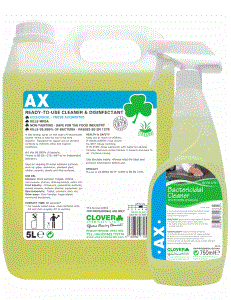 AX Bactericidal Spray and Wipe Cleaner