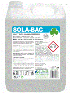 SOLA-BAC  Heavy Duty Bactericidal Cleaner
