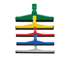 Coloured coded floor squeegees 