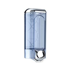Malpas Chrome Transparent Soap Dispenser